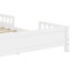 Lit plateforme en bois avec lumière DEL intégrée, tête de lit Breighlyn-1955767899