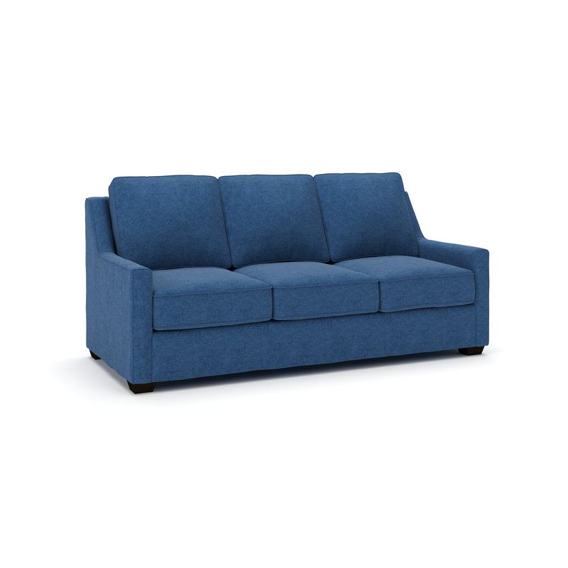 Canapé rembourré 80 po Gemi, Denim indigo classique
