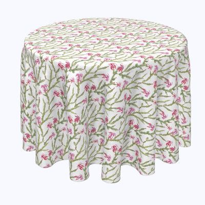 Biggs Floral Round Tablecloth