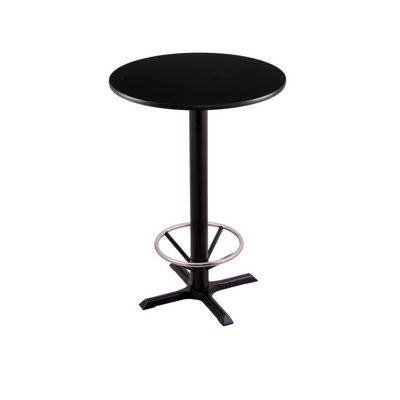 Counter Height Pedestal Table with Foot Ring by Holland Bar Stool