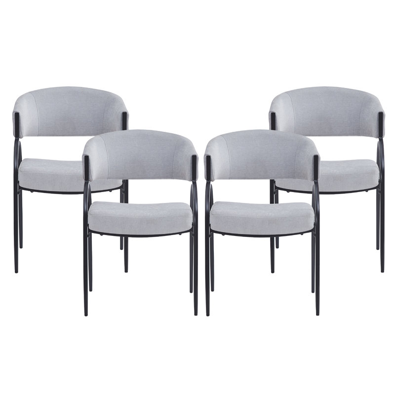 Chaises de salle à manger rembourrées Marvin, Vert foncé