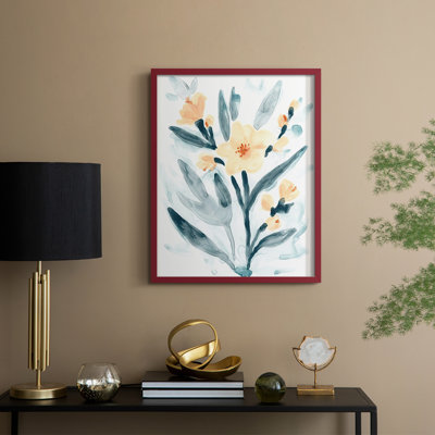 "Bouquet indigo et rosé II"