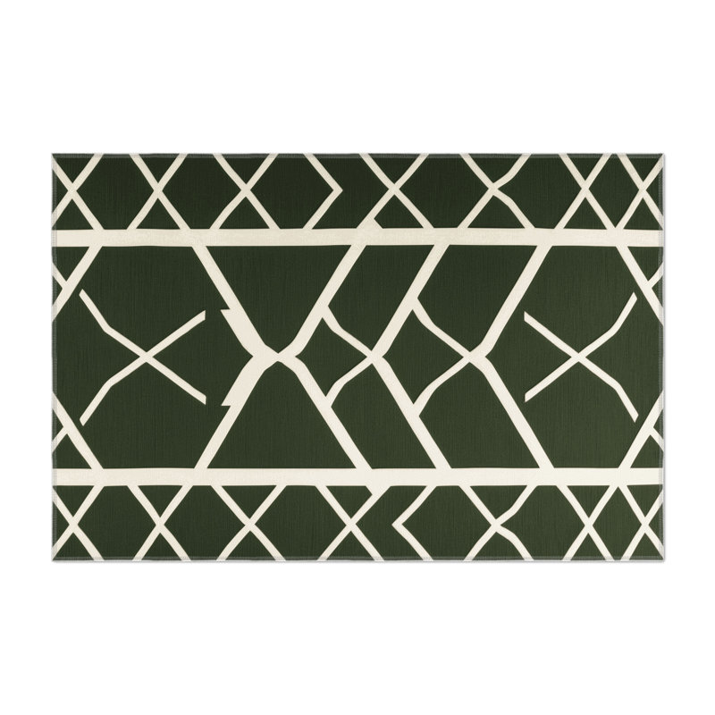 Tapis vert intérieur et extérieur Trellis, Rectangle 4pi x 6 pi