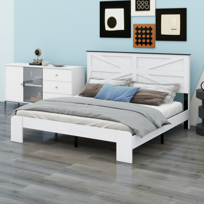 Tête de lit, tête de lit en bois, grand rangement sous le lit
