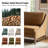 Theoren 37.5"W Farmhouse Oversize Solid Wood Accent Chair-635062143