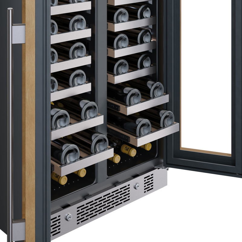 42 Bottle Dual Zone Freestanding Wine Refrigerator