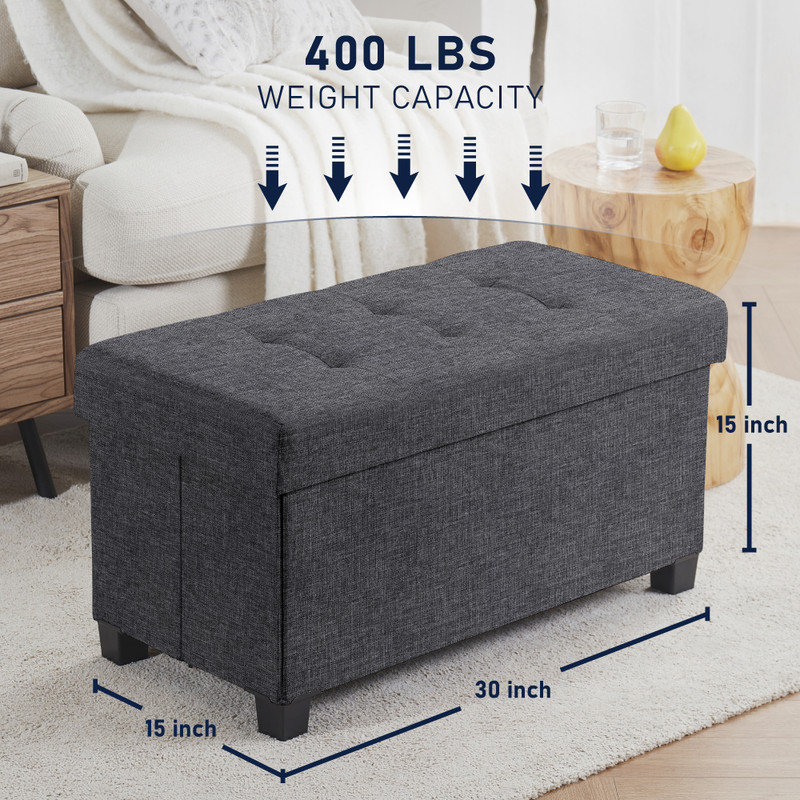 Collapsible Bench Pehrson, Charcoal