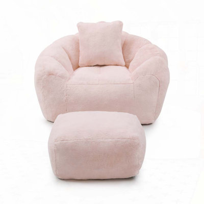 Faux Fur Bean Bag Chair