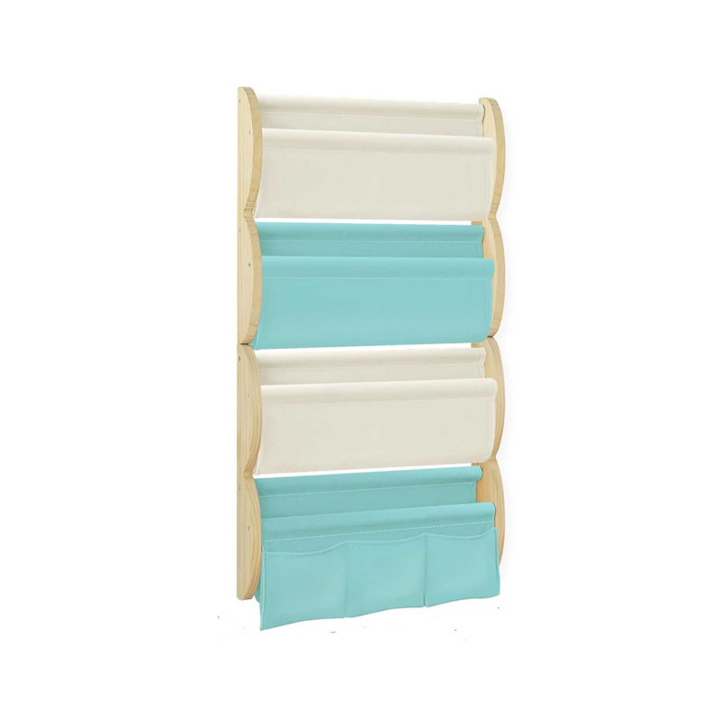 Wood Wall Organizer with Wall Baskets