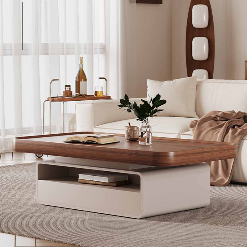 Table à thé multifonctionnelle, simple et créative, H 15,75 po x L 51,18 po x l 27,56 po