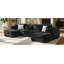 Canapé modulaire en forme de U de 135,4 po avec 2 repose-pieds mobiles pour le salon-1663268183