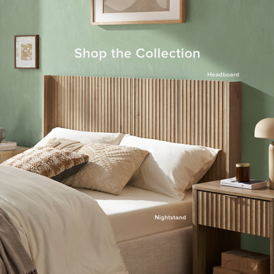 Dorcus Wooden Fluted Headboard