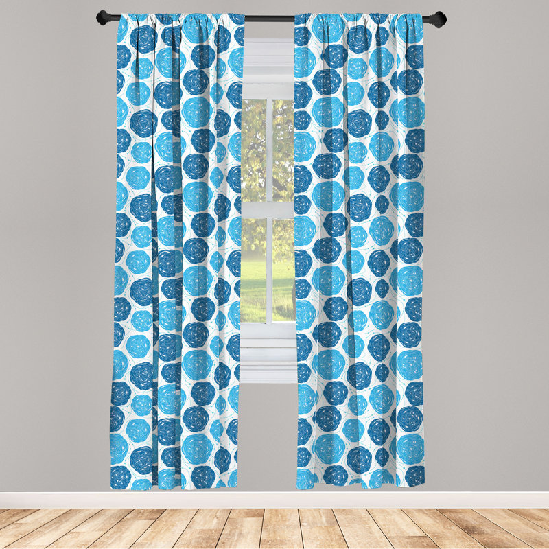 Rideaux à 4 panneaux East Urban Home, L 56 po x L 84 po