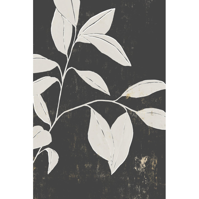 «Noir Cuts I» sur toile par Isabelle Z, reproduction, H 18 po x l 12 po x P 1,25 po