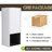 12" Bathroom Side Cabinet, Wall Mounted, Modern Appeal Long-Lasting