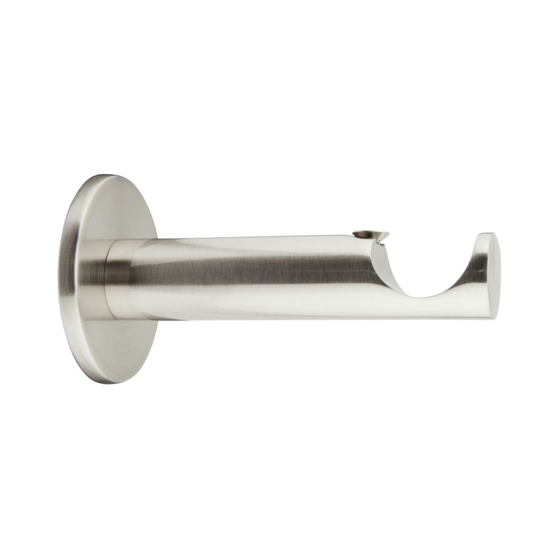 Amarielle 2.8cm Single Curtain Pole, Stainless Steel, 120cm