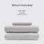 Ensemble de draps Cozy Comfort en mélange de coton, parfait pour toutes les saisons