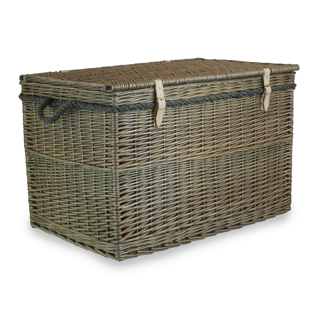 Veans Wicker Storage Hamper Trunk