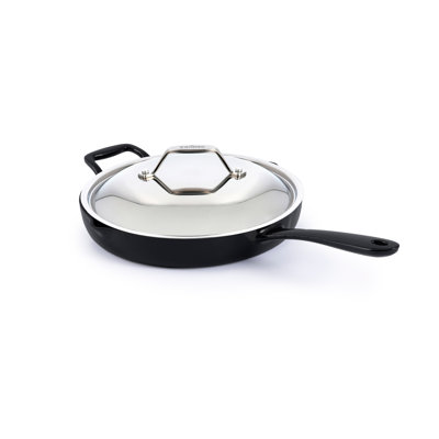 All-Clad Enameled Cast Iron, Skillet With Lid, 12 Inch