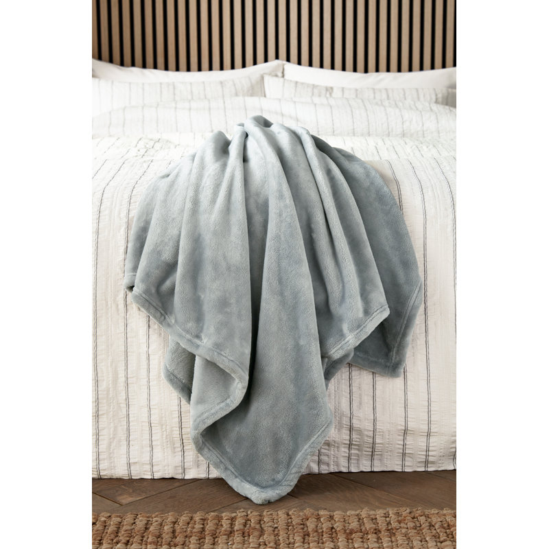 Snug Fleece Throw, Green