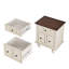 Table de chevet avec 2 tiroirs