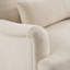 Fauteuil d'appoint moderne Delano en chenille avec dossier et siège rembourrés-135783983