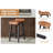 26.2" Bar Stools Set of 2, Counter Height Bar Stools with Solid Wood Frame and Wide PU Leather Upholstered Seat, Barstools Set for Kitchen Islands, Counter Bars-379406858