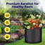 Paquet de 5 sacs de culture pour plantes de 60 gallons d'iPower-115496473