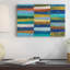 « abstract stripe ii », reproduction d’art sur toile tendue en bleu/brun-72654969-72654970-72654971