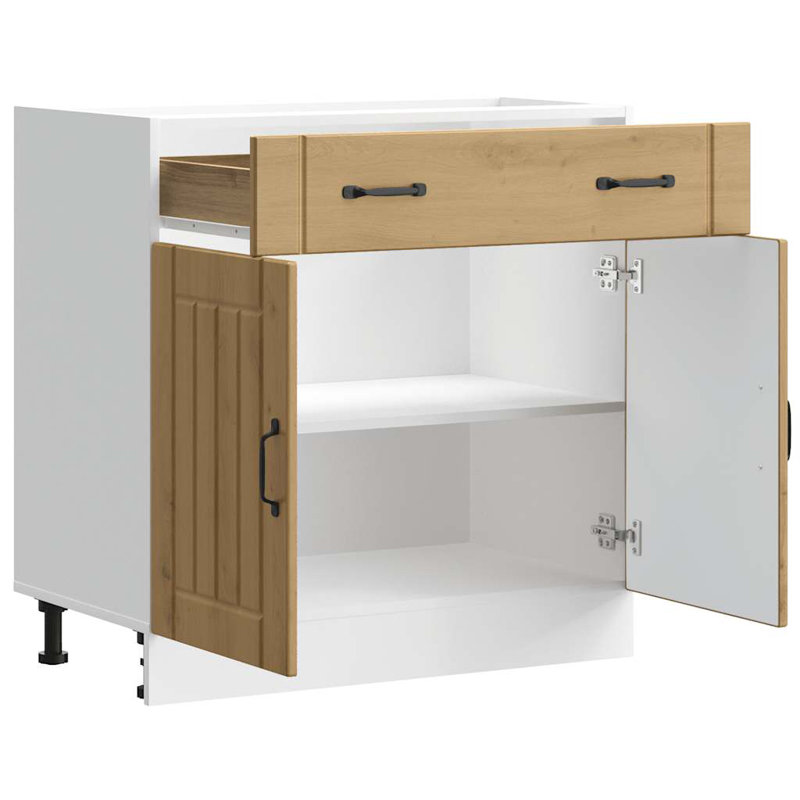 Kitchen Base Cabinet Lucca Engineered Wood, Artisan Oak