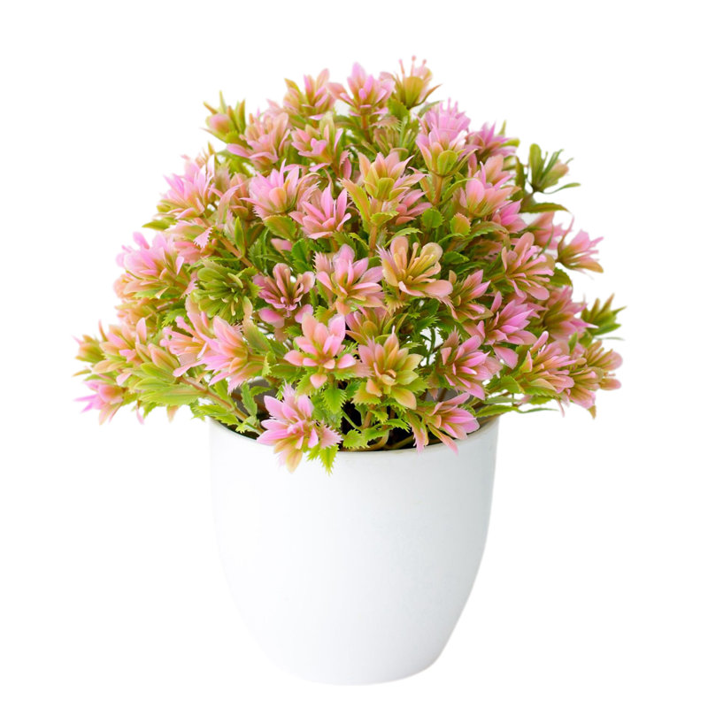 Centre de table fleurs en pot, Rose