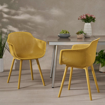 Artha Outdoor Patio Dining Chair by Wade Logan