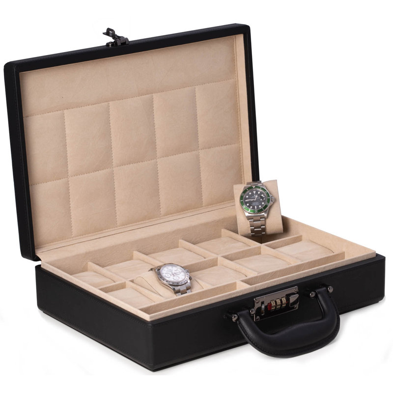 Wood Watch Box + Locking
