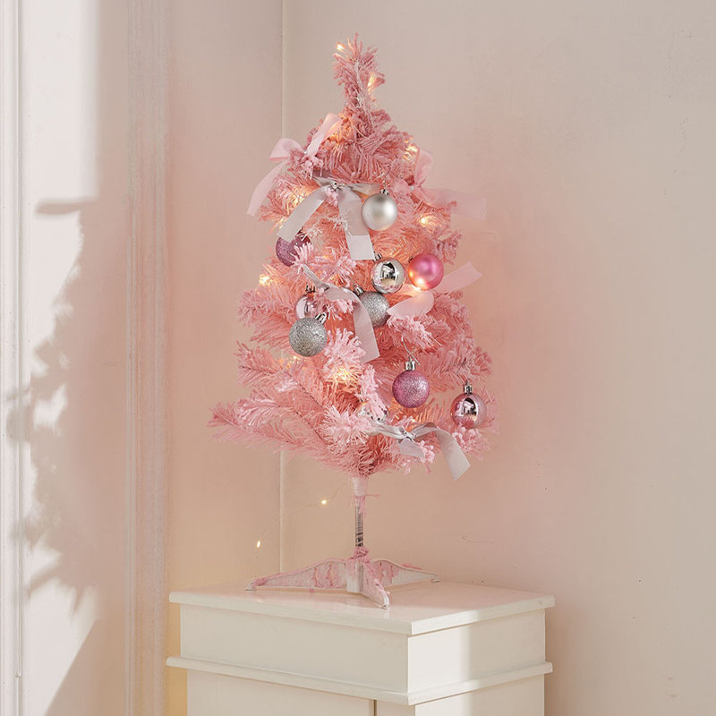 Christmas Tree with String Lights