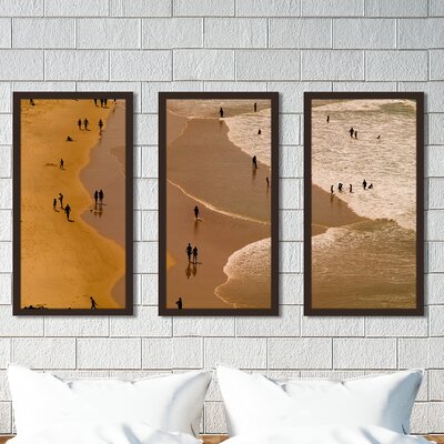 Beach Please I - 3 Piece Picture Frame Photograph Print Set on Acrylic -  Picture Perfect International, 704-2079-1224