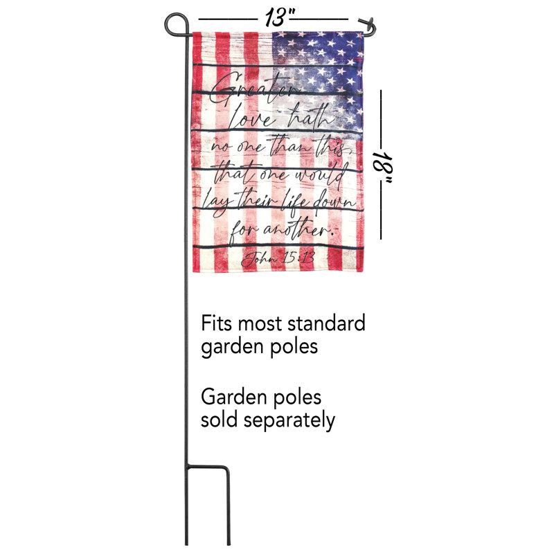 Alasiah Double Sided 18'' H x 13'' W Polyester Garden Flag