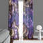 Paire de rideaux semi-transparents en polyester Ebtehal-767058499