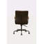 Chaise de bureau pivotante chocolat Distress