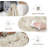 Modern Abstract Non Slip Washable Area Rug (Beige)-1362721299
