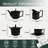 11 Piece Brown Ceramic Teapot Set-628207397