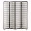 Paravent / paravent 4 panneaux Oriental Shoji, noir-130375707
