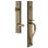 Carré Handleset with Deadbolt and Georgetown Door Lever and Rosette