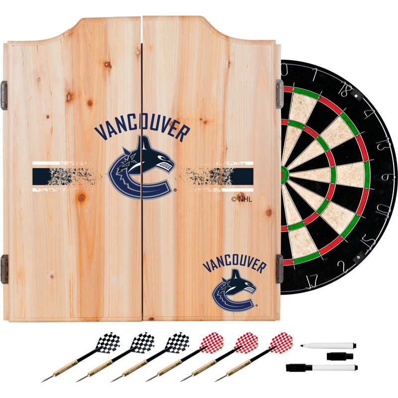 Ensemble de jeu de fléchettes NHL Logo, Vancouver Canucks