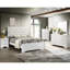 Lit à panneau double Modern Modern avec tête de lit tapissier et capitonnage blanc pour des rêves sereins-920846099