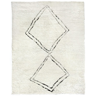 Moroccan Wool Geometric Indoor Rug