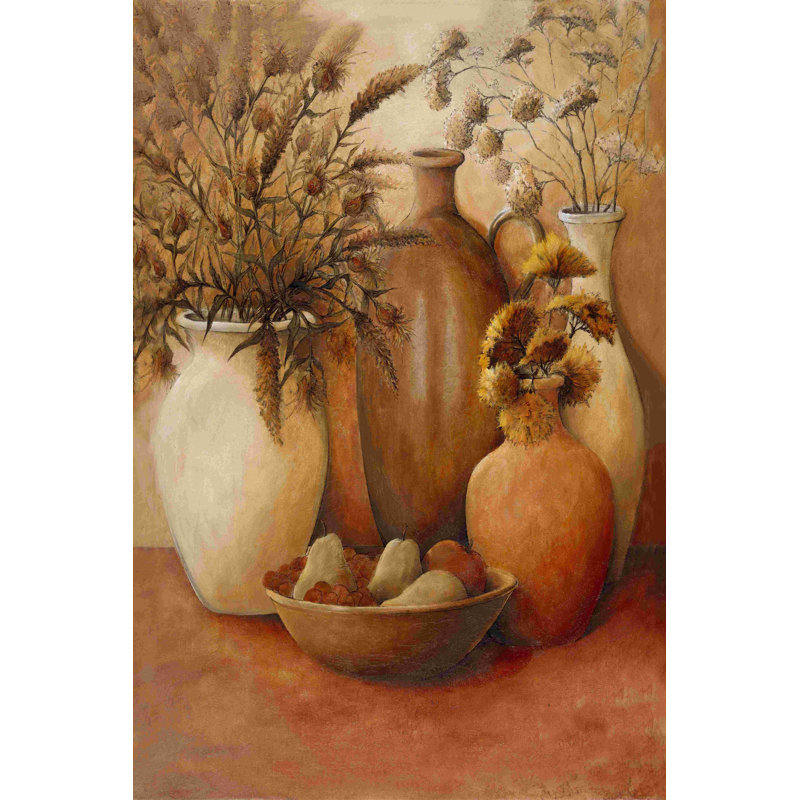 Maria's Stillife - peinture sur toile tendue, H 18 po x l 12 po