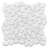 Recycled Cenote Pebble 13" x 13" Glass Mosaic Tile-66025872