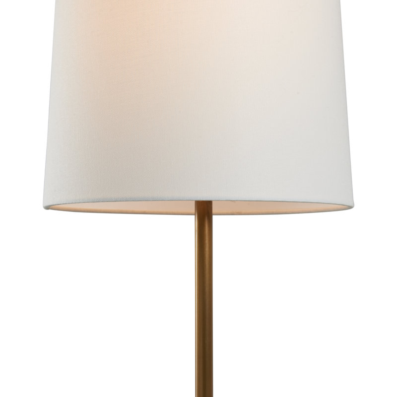 Underwood Buffet Lamp - Aged Brass, 28.5" H x 11" W x 11" D, Dimmer, 100
