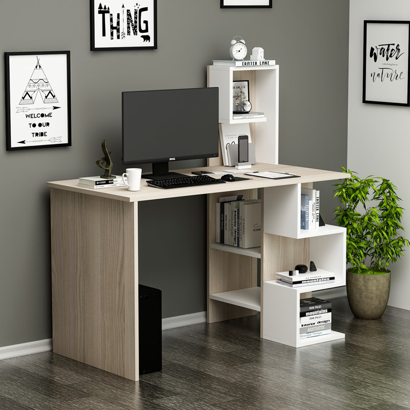 Georgina Writing Desk, Avola/White