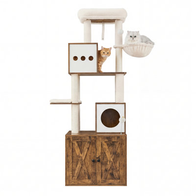Felise 72.8" H 4-Tier Cat Tree